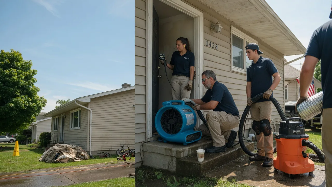 Water Damage Restoration in Gays, IL near me